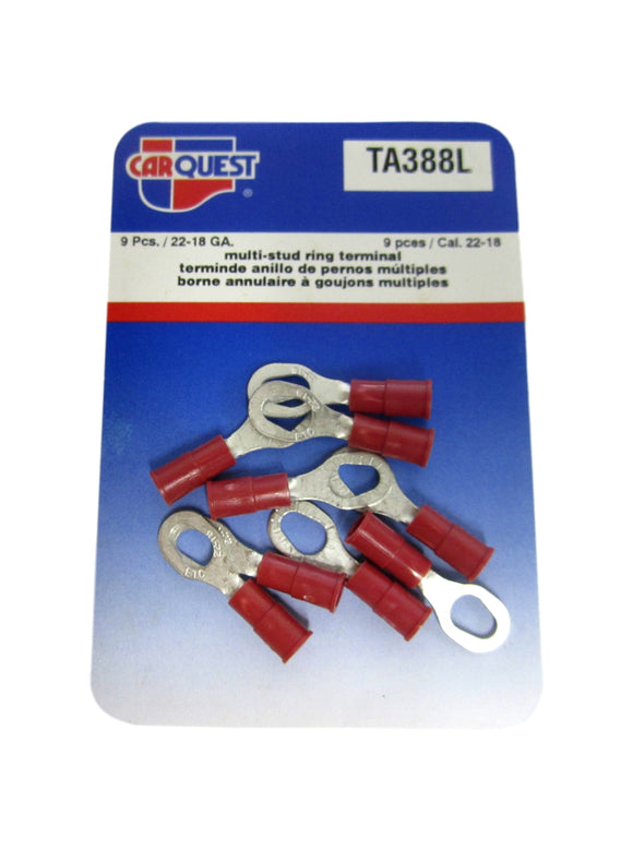 Carquest TA388L TA 388L 22-18 Gauge Multi-Stud Ring Terminals Brand New!