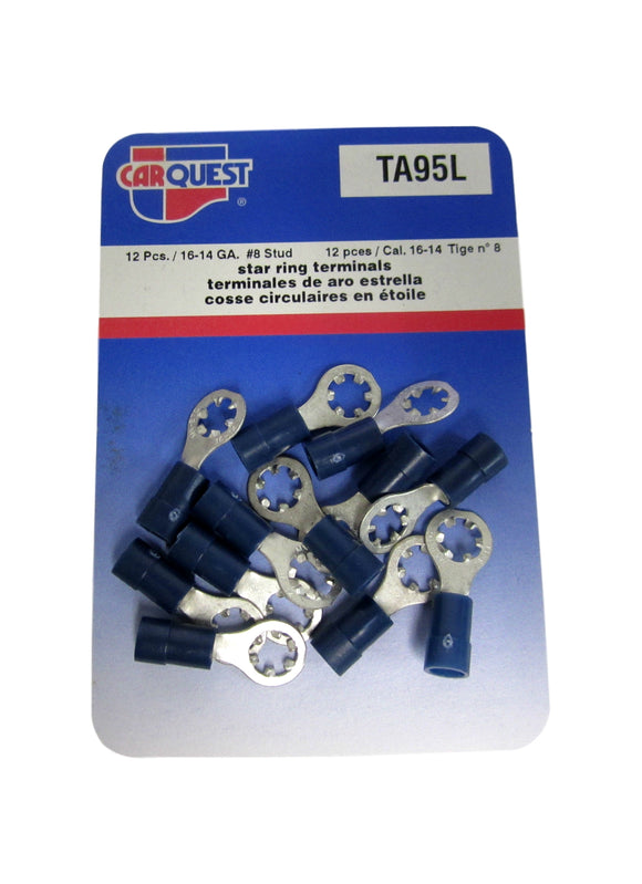 Carquest TA95L TA 95L 16-14 Gauge Star Ring Terminals Brand New!