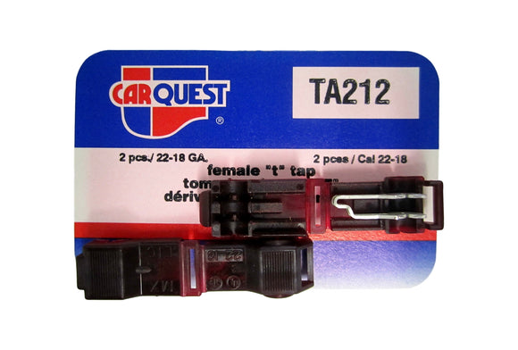 Carquest TA-212 TA212 22-18 Gauge Female T Tap Terminals Brand New!