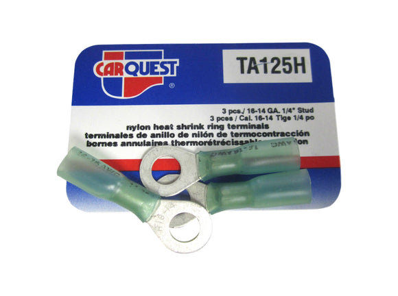 Carquest TA125H TA 125H 16-14 Gauge Nylon Heat Shrink Terminals Brand New!