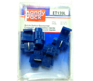 Handy Pack ET139L Quick Splice Connector 18-14 Gauge (5) Pieces ET-139-L  139