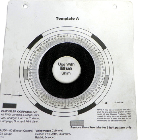 TRW 969177 Template A Blue Use With Blue Shim