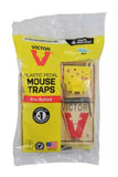 Victor MO33 Plastic Pedal Mouse Trap, Pack of 4