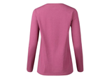 Blue Mountain Raspberry Coulis Heather-Colored Women's Long-Sleeve T-Shirt,Large