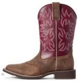 Ariat 10031593 Women's Delilah Western Boots Color: Java/Burgundy Size: 7.5B