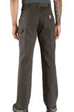 Carhartt B324-ARG Men's High-Rise Twill Utility Work Pants, Dark Coffee, S34X34