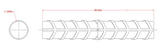 SteelWorks 11802 Weldable Hot-Rolled Steel Rebar (1/2" x 3')