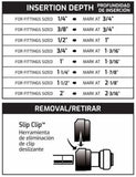 ProBite LF912R Full Port Ball Valve Lead-Free Brass 0.5 in. Push-to-Connect End