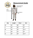Harvest Lane Honey CLOTHSM-101 Heavy-Duty Polyester Beekeeping Suit, Medium