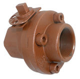 Balon 1F-F92-SE 1" Ductile Iron Lever Operated Ball Valve Screwed End 2000 W.P.