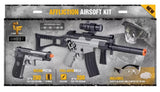 GameFace Airsoft Electric Rifle & Spring Powered Pistol Kit