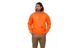 Walls YW20VY RG 3XL Orange-Colored Men's Pullover Hoodie in Poly Material, XL