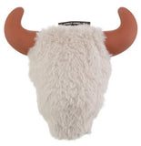 MuttNation Fueled by Miranda Lambert YFTSC2381 Skull Chew Toy - White/Brown