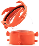 Camco 39849 RhinoFlex 45 Degree Swivel Fitting Clear Resin Orange