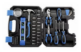JobSmart Black Color Home Maintenance Tool Set 68 pcs. w/ Compact Carrying Case