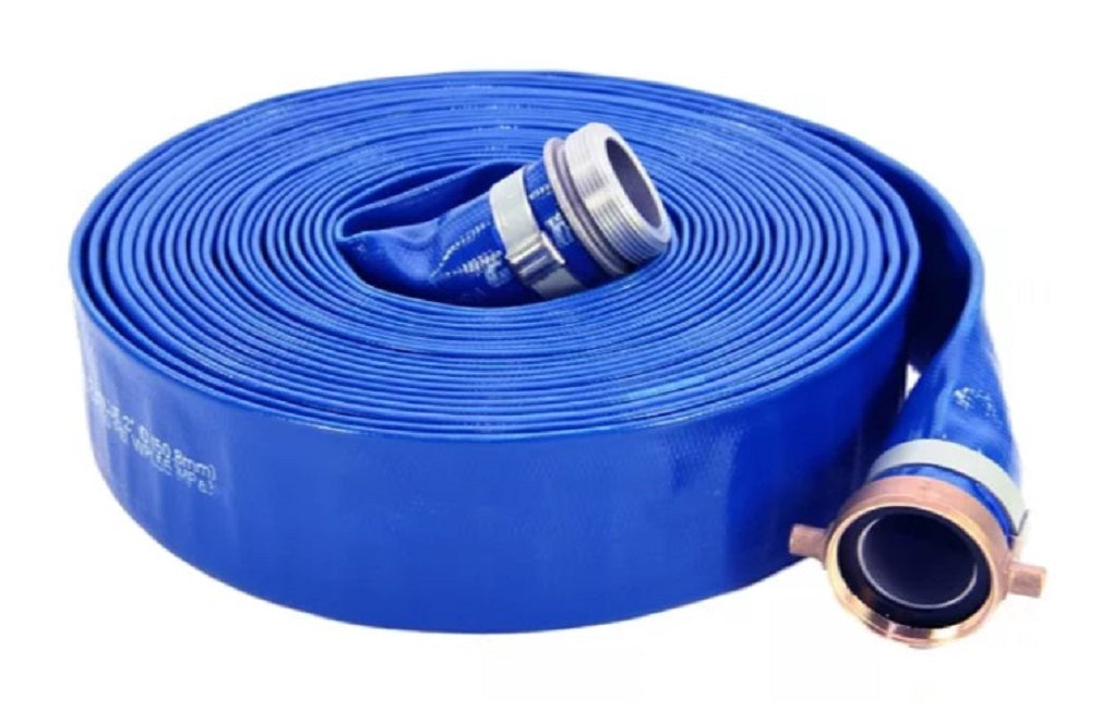 Abbott Rubber 1147-1000-25 1 in. x 25 ft. Lay-Flat PVC Discharge Hose ...