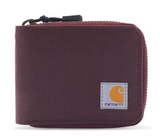 Carhartt B000023760199 Nylon Duck Zipper Wallet, Deep Wine