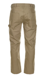 Blue Mountain FMB-1502 Relaxed Fit Mid-Rise Utility Canvas Pants, Khaki, S42X30