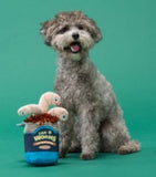BARK 214508 Dogs love opening this can of worms Dog Toy Polyester All Life Stage