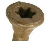 Hillman 48827 Brown Epoxy Coated Deck Plus Exterior Wood Deck Screw -10 x 3 in.