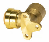 ProBite LF813DR Drop Ear 90° Elbow Fitting 0.5" Push-Connect x FNPT Female Brass