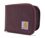 Carhartt B000023760199 Nylon Duck Zipper Wallet, Deep Wine