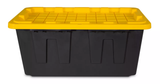 Tough Box 40GTBXLTCB 40 gal. Black-Colored Tote, Polypropylene Material