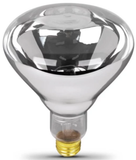 Feit Electric 250R40/1 250W Incandescent R40 Clear Heat Lamp Reflector