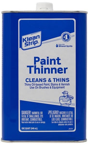 KLEAN-STRIP QKPT943 1 qt. Mineral Spirits Paint Thinner