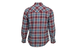 Wrangler Red/Blue Men's Wrancher Flannel Plaid Long Sleeve Shirt, Size XXL