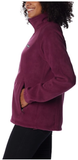 Columbia 1372111617 Sportswear Women's Benton Springs Full-Zip Fleece Jacket, XL, Marionberry