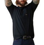 Ariat 10043692 Rebar Workman Born for This Short Sleeve T-Shirt, Black, XL