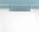 Hefty 7162HFT010665666 Plastic Hi Rise Clear Bin, Under Bed Storage - 40 qt.