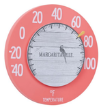La Crosse 104-120MV1 Margaritaville Thermometer, Salmon