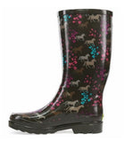 Western Chief TSC2100940P-MULTI-6 Flowers&Horses Multi-Color Women Size 6 Boots