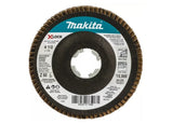 Makita X-LOCK 4?1/2 in. 60 Grit Type 29 Angled Grinding and Polishing Flap Disc