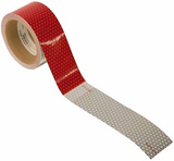 Blazer International C285RW 30 ft. Red/White Reflective Conspicuity Tape Roll