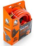 RhinoFLEX 10', Clean Out Hose System, with Rinse Cap
