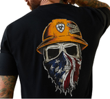 Ariat 10043692 Rebar Workman Born for This Short Sleeve T-Shirt, Black, XL