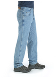 Wrangler 35001VI Men's Rugged Wear Relaxed Fit Jean, Vintage Indigo, S34X32