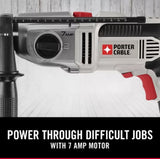 Porter-Cable PC70THD 1/2 in VSR 2-Speed Hammer Drill