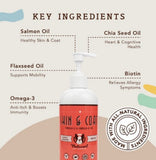 Natural Dog Company ND-SKCO-16 High Omega-3 Skin & Coat Oil for Dog 16 oz.