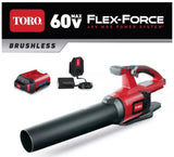 Toro 51821 Cordless Brushless Leaf Blower 110 MPH/565 CFM 60V Max Lithium-Ion