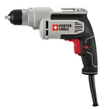 PORTER-CABLE PC600D 3/8 in. 6.5A Corded Drill, 0-2,500 RPM Variable Speed