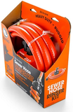RhinoFLEX 10', Clean Out Hose System, with Rinse Cap