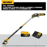 Dewalt DCPS620M1 20V MAX XR Pole Saw, 15-Foot Reach