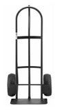 JobSmart 800 lb. Capacity Black Steel Construction 2 Pneumatic Wheels Hand Truck