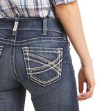 Ariat 10017510 Women's Slim Fit REAL Entwined Bootcut Jeans, Marine, Size 29 Long