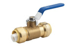 Gripwerks 42703A 3/4 in. Ball Valve Push to Connect, Quarter-Turn Operation