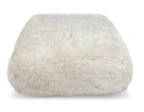 Retriever 100545505 Square Long Faux Fur Pillow Pet Bed, Medium